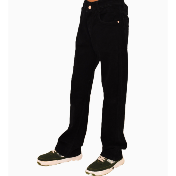 Men's Straight Fit Jeans - Jet Black