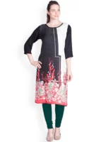 Blue/Green Premium Churidar Leggings - Image 3
