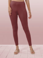Coral Ankle Length Leggings - Image 2