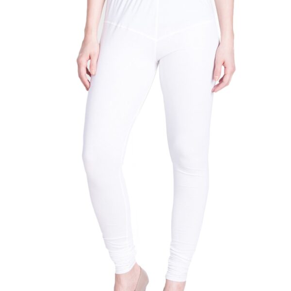 White Premium Churidar Leggings