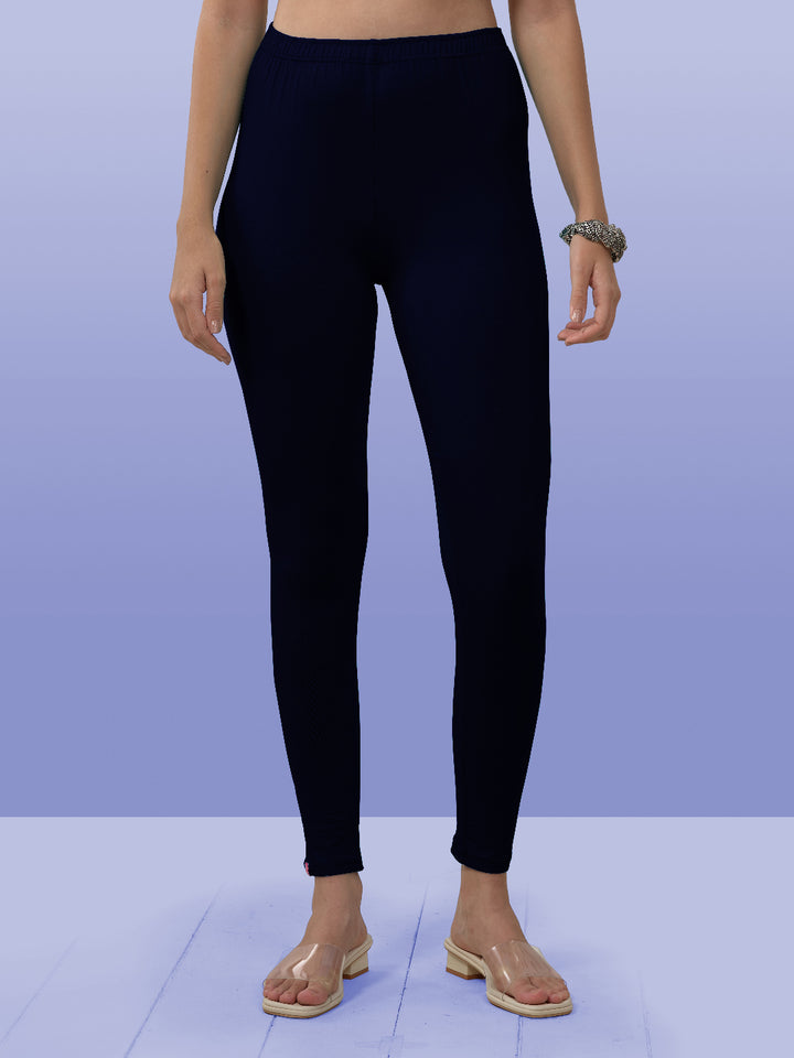 1_d7d04010-37bc-4361-9646-873cd4029c33_720x Navy Ankle Length Leggings - Image 1