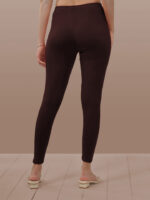 Brown Ankle Length Leggings - Image 3