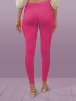 Dark Pink Ankle Length Leggings - Image 7