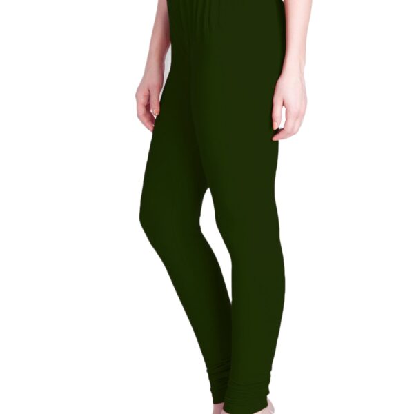 Green Premium Churidar Leggings