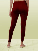 Red Ankle Length Leggings - Image 7