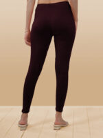 Maroon Ankle Length Leggings - Image 9
