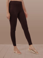 Brown Ankle Length Leggings - Image 4