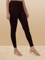 Maroon Ankle Length Leggings - Image 8