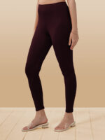 Maroon Ankle Length Leggings - Image 7