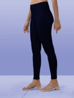 Navy Ankle Length Leggings - Image 5