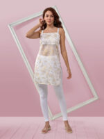 White Ankle Length Leggings - Image 4