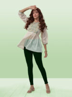 Green Ankle Length Leggings - Image 6