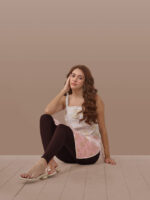 Brown Ankle Length Leggings - Image 6