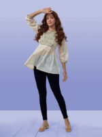 Navy Ankle Length Leggings - Image 4