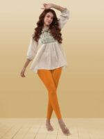 Yellow Ankle Length Leggings - Image 4