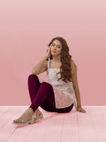 Purple Ankle Length Leggings - Image 11