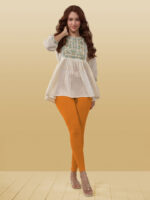 Yellow Ankle Length Leggings - Image 3