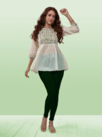 Green Ankle Length Leggings - Image 7