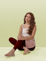Red Ankle Length Leggings - Image 3