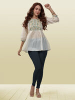 Grey Ankle Length Leggings - Image 7