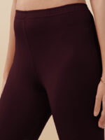 Maroon Ankle Length Leggings - Image 4