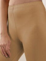 Beige Ankle Length Leggings - Image 8