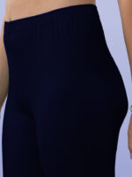 Navy Ankle Length Leggings - Image 2