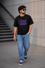 Tom &and Jerry  Black Graphic T-Shirt - Image 2