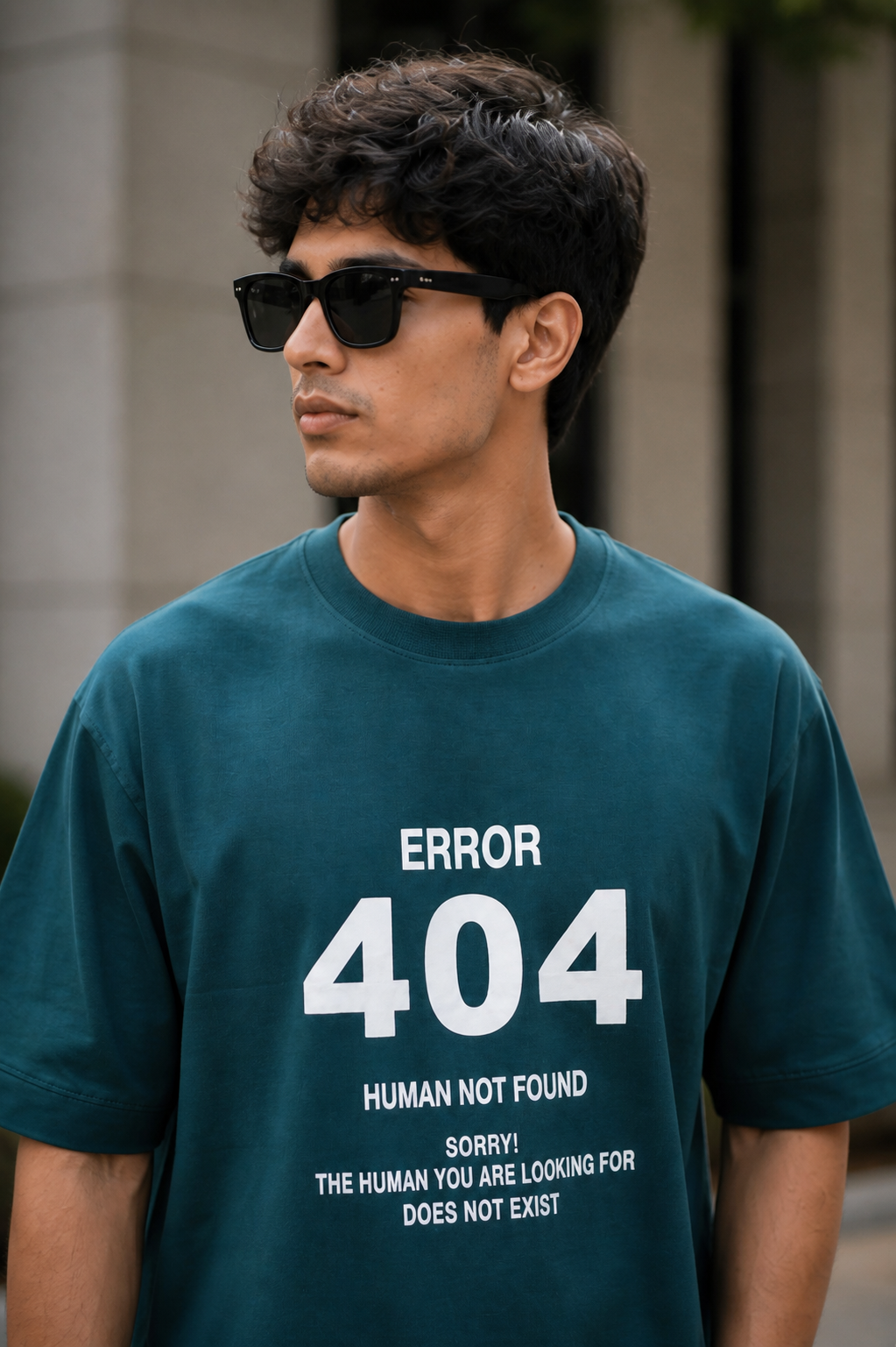 ChatGPT Image May 3, 2026, 01_25_04 PM 404 Human Not Found Graphic T-Shirt - Image 1