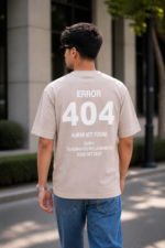404 Human Not Found Graphic T-Shirt - Image 3