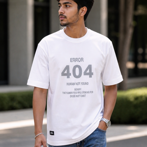 404 Human Not Found Casual T-Shirt