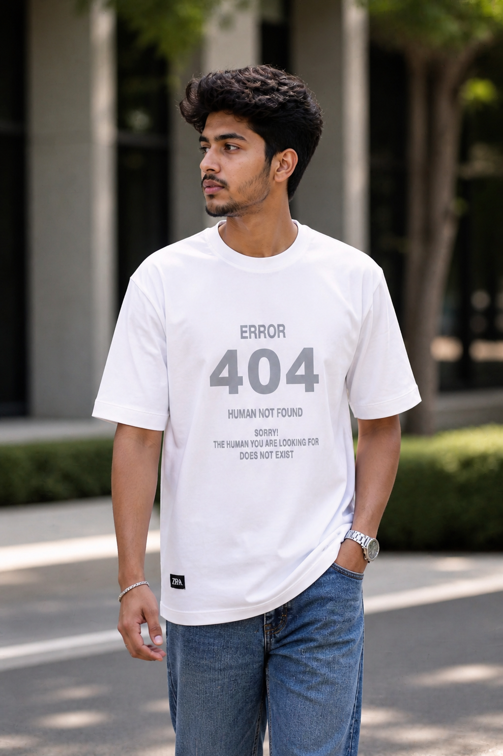 ChatGPT Image May 3, 2026, 02_02_49 PM 404 Human Not Found Casual T-Shirt - Image 1