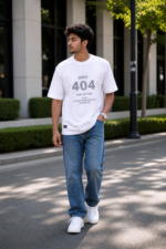 404 Human Not Found Casual T-Shirt - Image 2