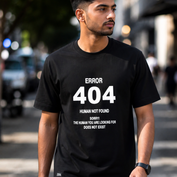 404 Human Not Found Graphic T-Shirt