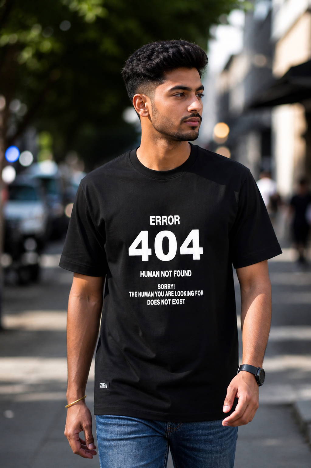 ChatGPT Image May 3, 2026, 02_45_54 PM 404 Human Not Found Graphic T-Shirt - Image 1