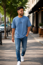 Basketball Logo Printed Casual T-Shirt - Image 2