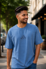 Basketball Logo Printed Casual T-Shirt
