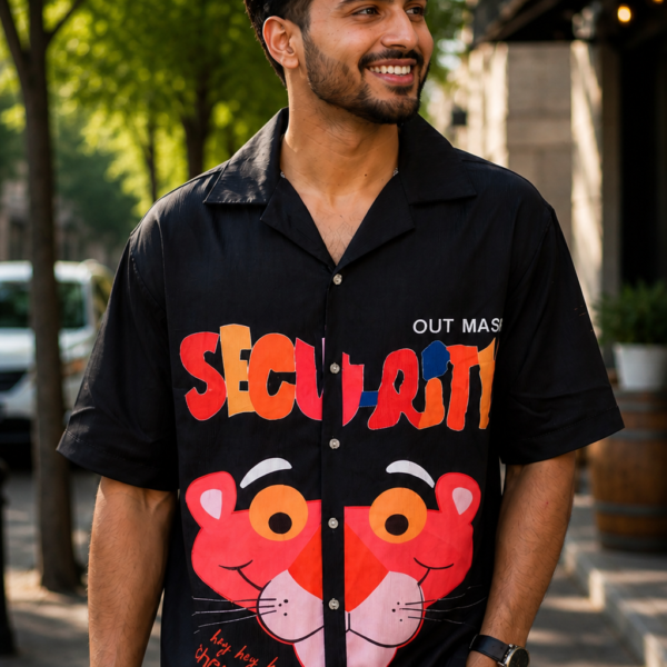 Pink Panther Graphic Printed Casual Shirt
