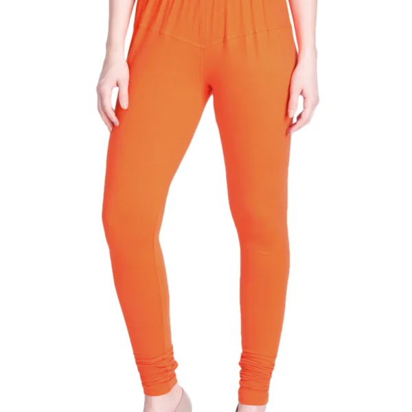 Orange Premium Churidar Leggings