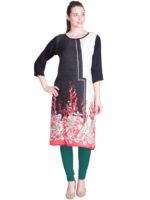 Blue Green Premium Churidar Leggings - Image 2