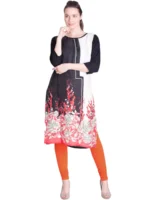 Orange Premium Churidar Leggings - Image 5