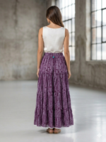 Amethyst Dream Tiered Maxi Skirt - Image 4