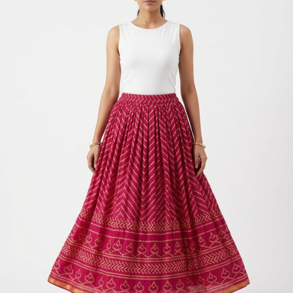Floral Tiered Skirt