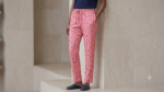 Playful Comfort: Floral Print Lounge Pajama Pants