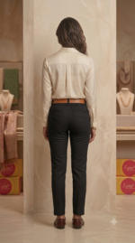 Everyday Comfort: Premium Cotton Tailored Pants - Image 3
