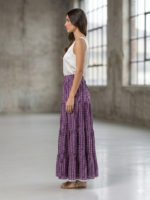 Amethyst Dream Tiered Maxi Skirt - Image 2