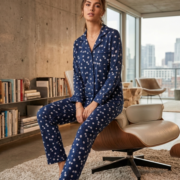 Midnight Bloom Loungewear