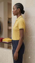 Modern Sophistication: Textured Classic Polo - Image 4
