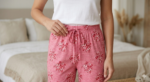 Tropical Escape: Botanical Print Lounge Pajama - Image 2