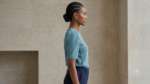 Everyday Chic: Textured Puff-Sleeve Essential T-Shirt - Image 4